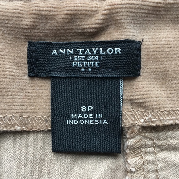 Ann Taylor Petite corduroy skirt, size 8P - Picture 3 of 4